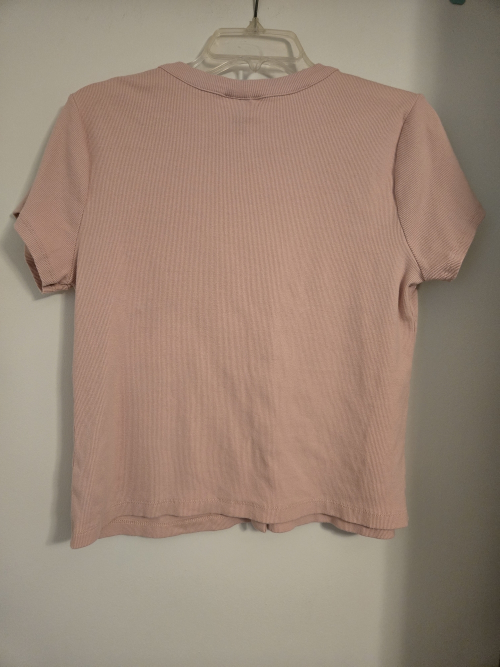 Universal Thread Dusty Pink Short Sleeve Button-Front Top - Picture 2 of 3
